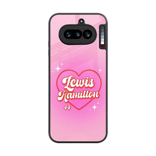 Lewis Hamilton back phone cover | glass case for nothing phone 4a