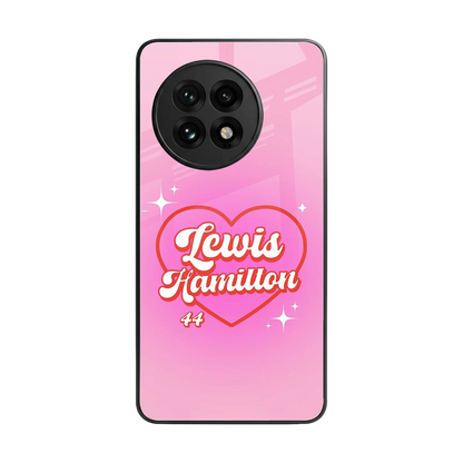 Lewis Hamilton back phone cover | glass case for oneplus 13r