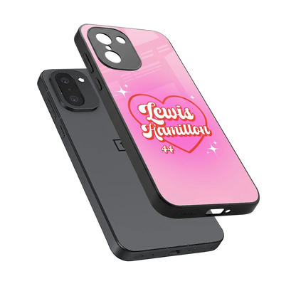 Lewis Hamilton sleek oneplus 15r cover with tempered glass back and TPU edges
