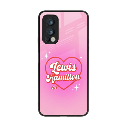 Lewis Hamilton back phone cover | glass case for oneplus nord 2