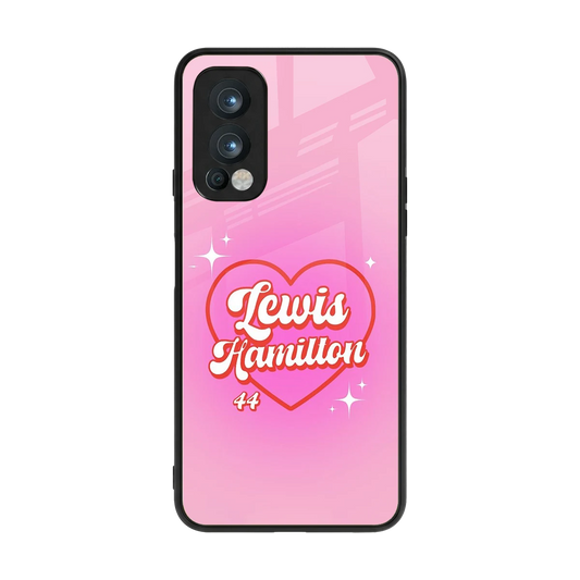 Lewis Hamilton back phone cover | glass case for oneplus nord 2
