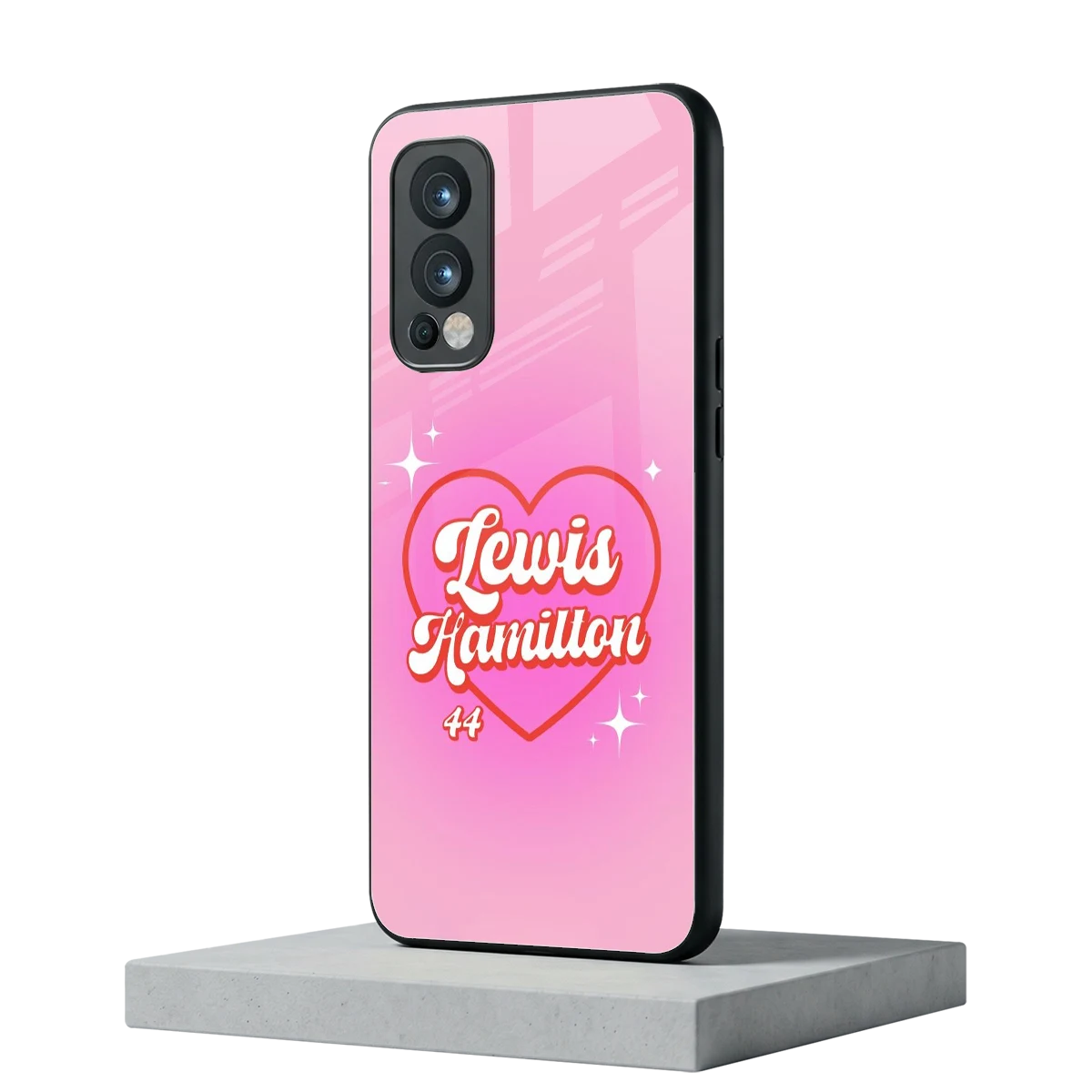 Lewis Hamilton oneplus nord 2 mobile cover | shockproof glass phone case