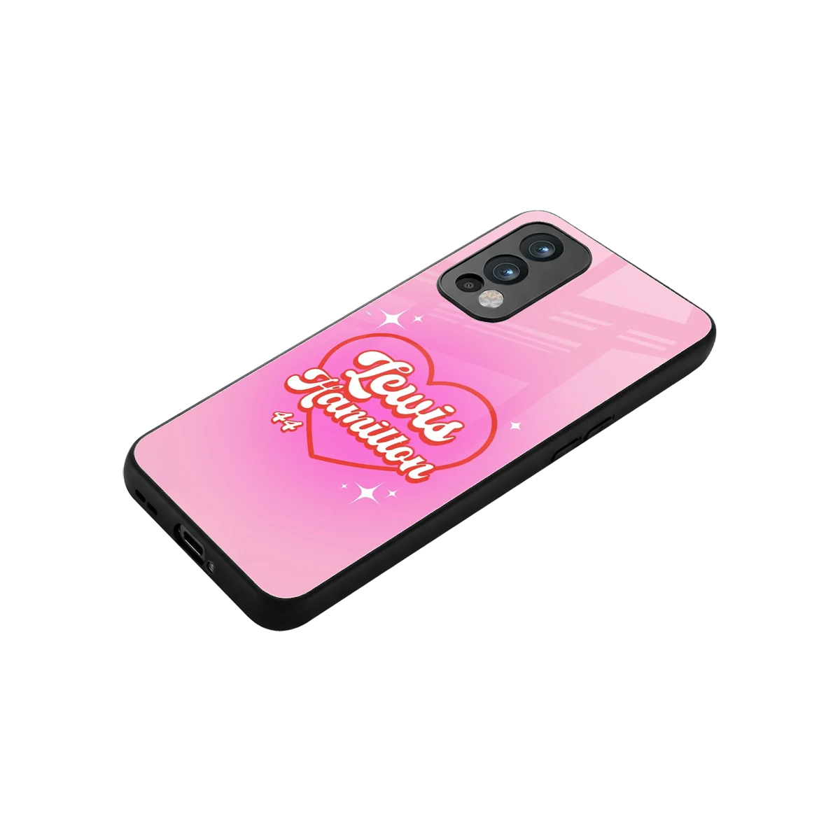 Lewis Hamilton stylish phone case for oneplus nord 2 | glossy glass and slim fit