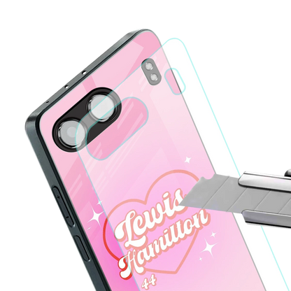 Lewis Hamilton stylish phone case for oneplus nord 4 | glossy glass and slim fit