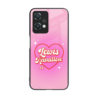 Lewis Hamilton back phone cover | glass case for oneplus nord ce 2 lite