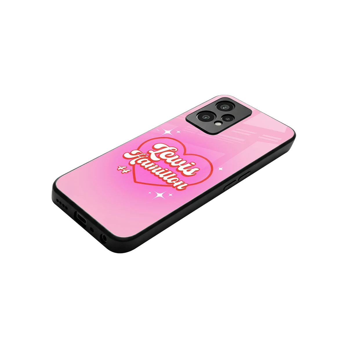 Lewis Hamilton stylish phone case for oneplus nord ce 2 lite | glossy glass and slim fit