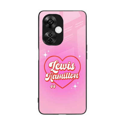 Lewis Hamilton back phone cover | glass case for oneplus nord ce 3 lite