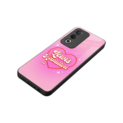 Lewis Hamilton stylish phone case for oppo a3 pro | glossy glass and slim fit