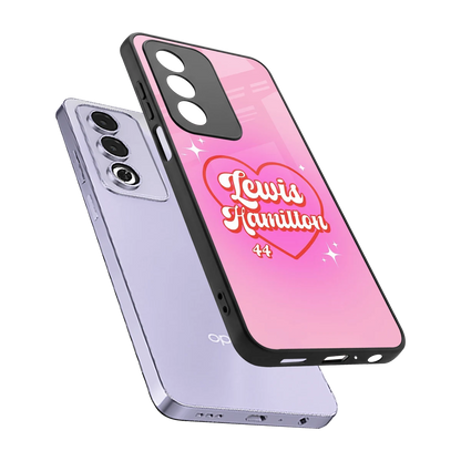 Lewis Hamilton sleek oppo a3 pro cover with tempered glass back and TPU edges