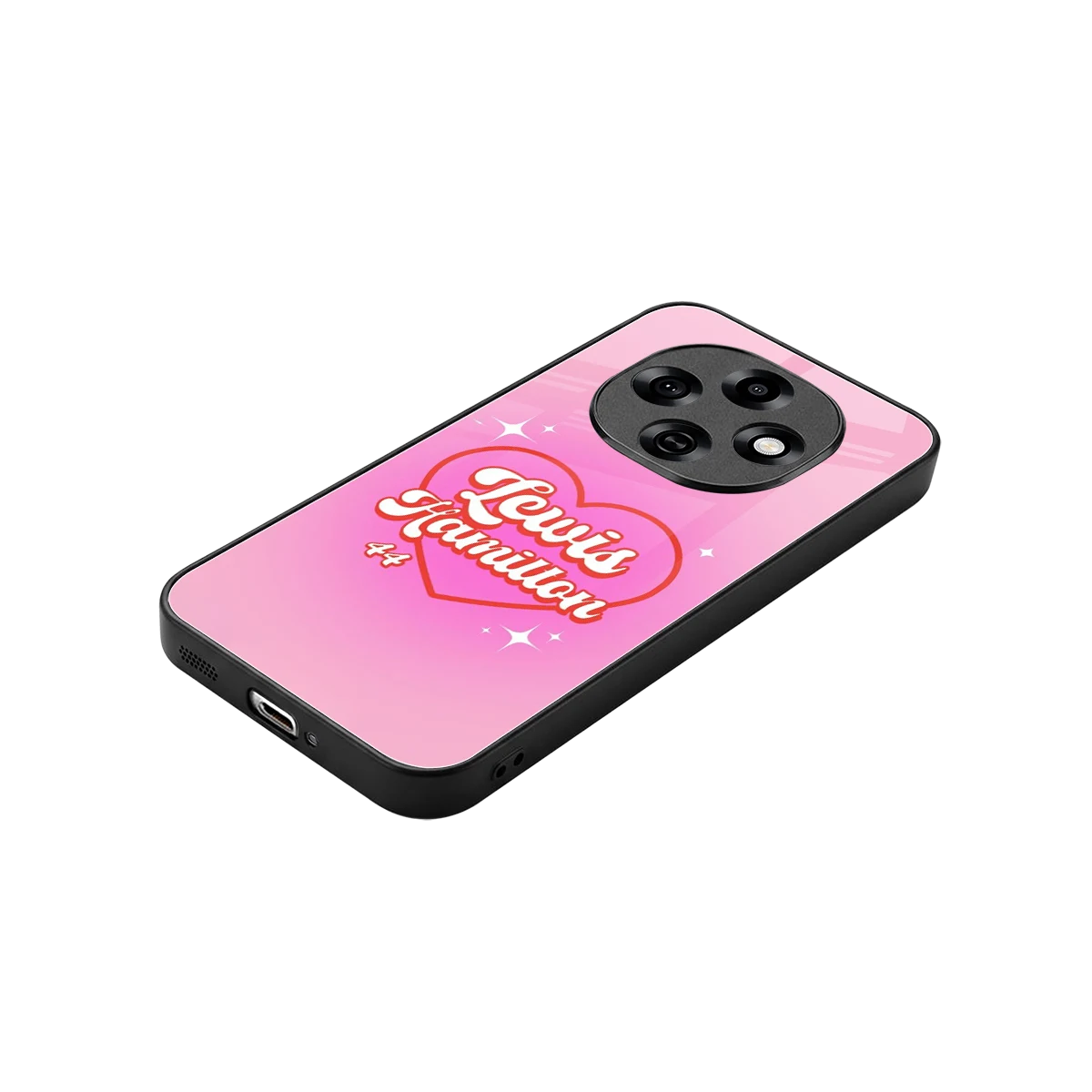 Lewis Hamilton stylish phone case for oppo f31 pro 5g | glossy glass and slim fit