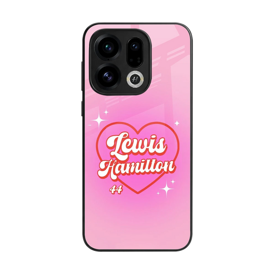 Lewis Hamilton back phone cover | glass case for oppo find x9