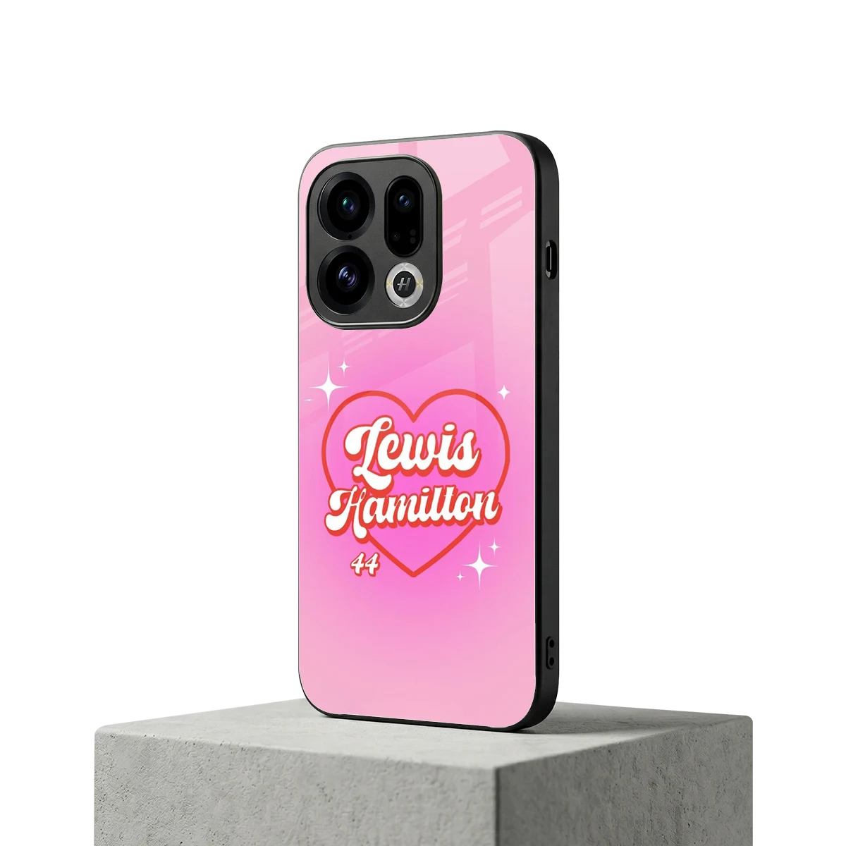 Lewis Hamilton oppo find x9 mobile cover | shockproof glass phone case