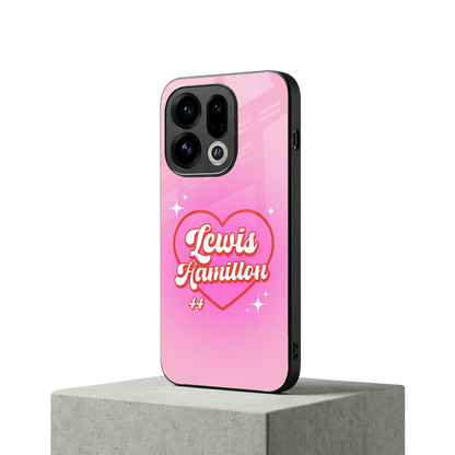 Lewis Hamilton oppo find x9 mobile cover | shockproof glass phone case