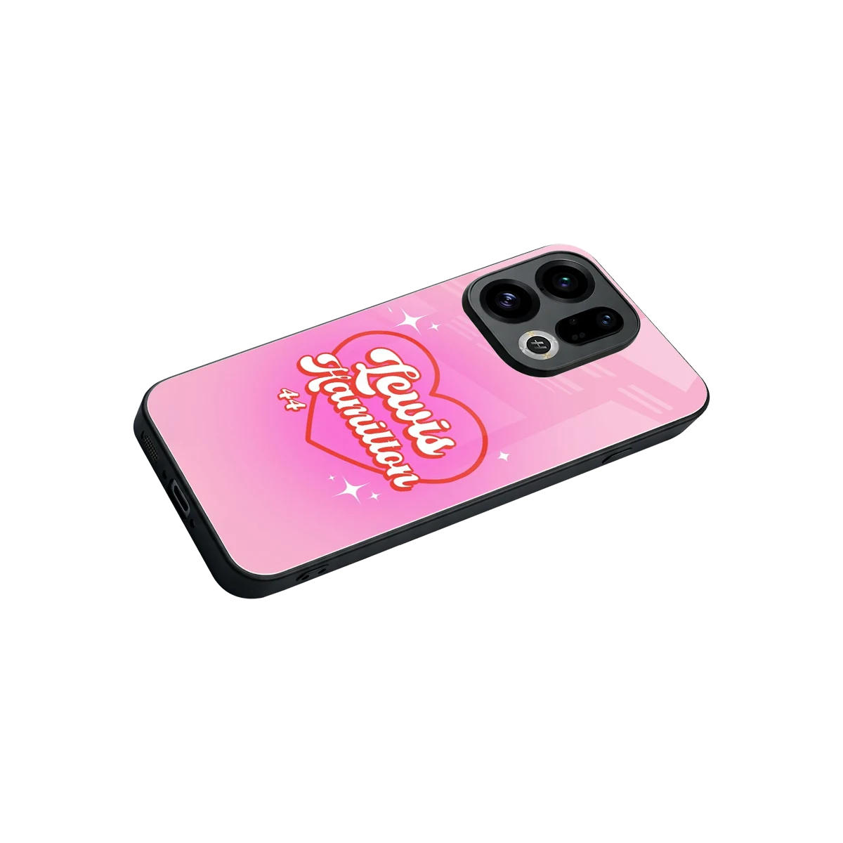 Lewis Hamilton stylish phone case for oppo find x9 | glossy glass and slim fit