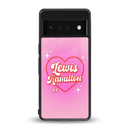 Lewis Hamilton back phone cover | glass case for google pixel 6 pro