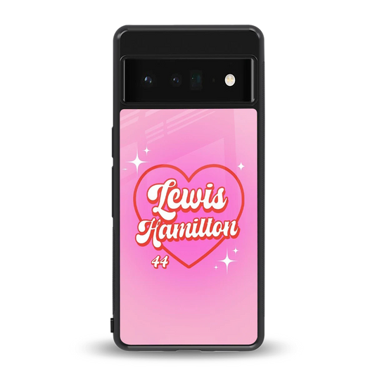 Lewis Hamilton back phone cover | glass case for google pixel 6 pro