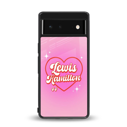 Lewis Hamilton back phone cover | glass case for google pixel 6