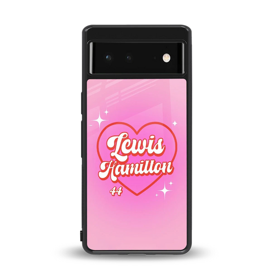 Lewis Hamilton back phone cover | glass case for google pixel 6a