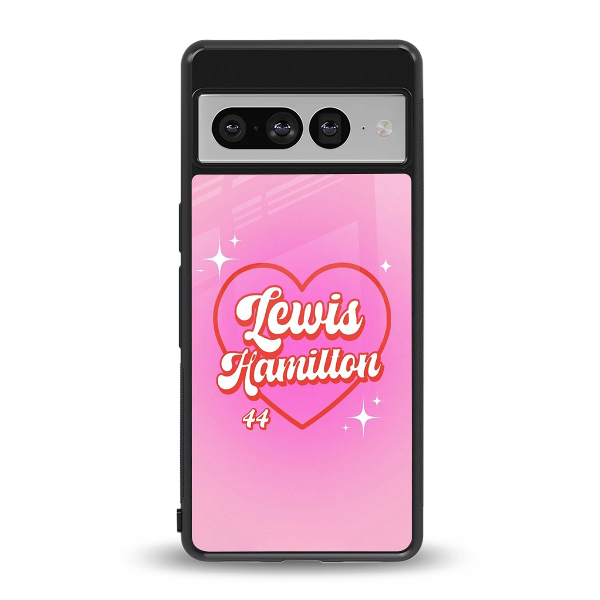 Lewis Hamilton back phone cover | glass case for google pixel 7 pro