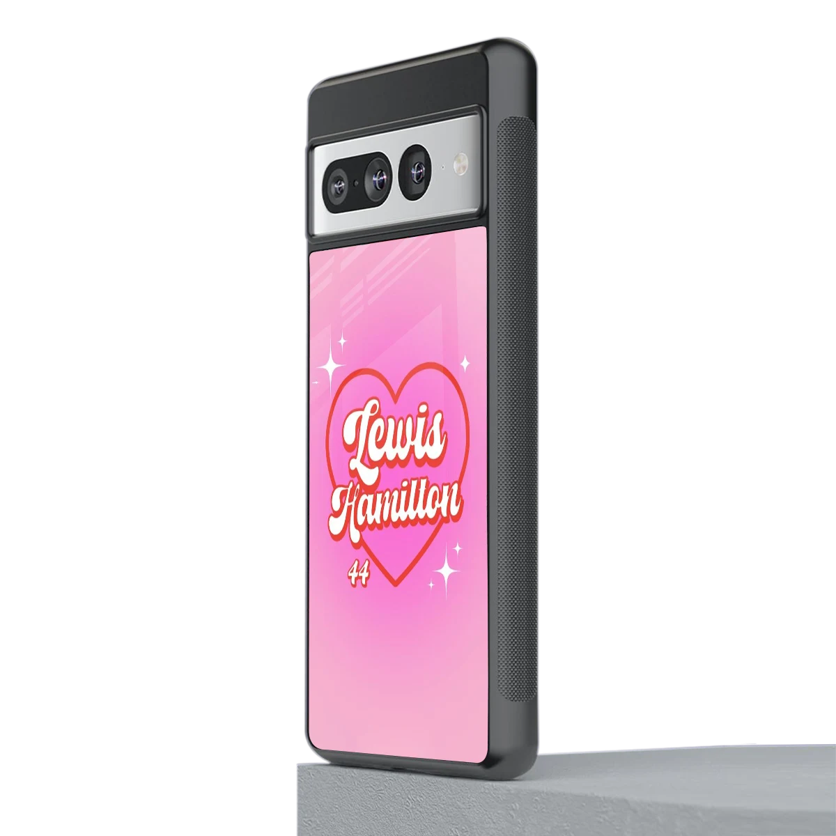 Lewis Hamilton stylish phone case for google pixel 7 pro | glossy glass and slim fit