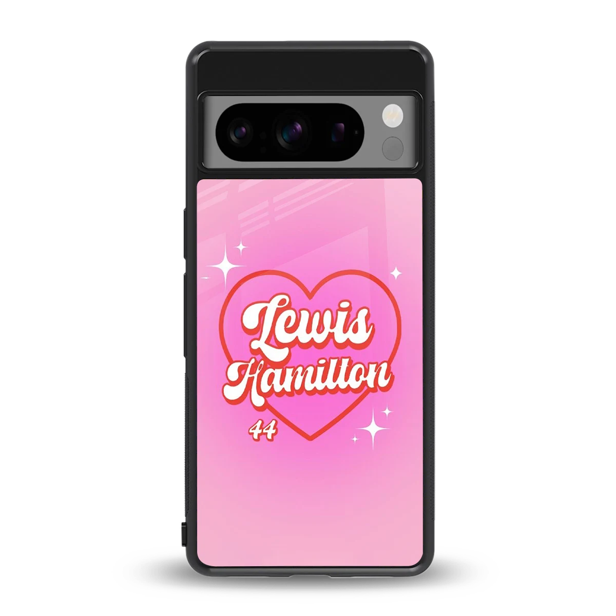 Lewis Hamilton back phone cover | glass case for google pixel 8 pro
