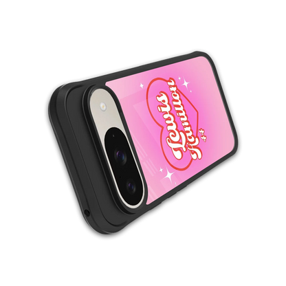 Lewis Hamilton stylish phone case for google pixel 9 | glossy glass and slim fit