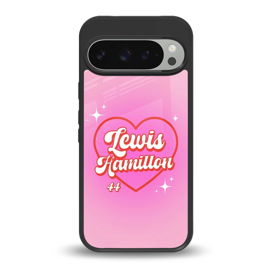 Lewis Hamilton back phone cover | glass case for google pixel 9 pro xl