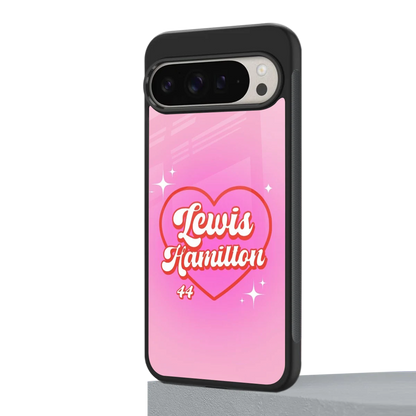 Lewis Hamilton google pixel 9 pro xl mobile cover | shockproof glass phone case