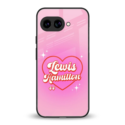 Lewis Hamilton back phone cover | glass case for google pixel 10a