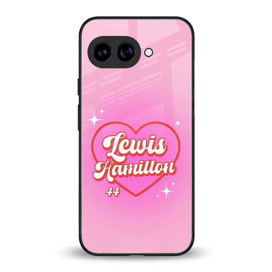 Lewis Hamilton back phone cover | glass case for google pixel 10a