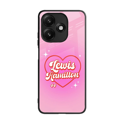 Lewis Hamilton back phone cover | glass case for redmi 12 5g