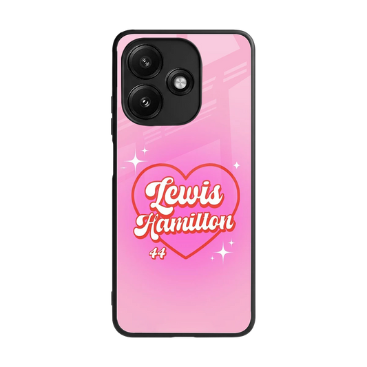 Lewis Hamilton back phone cover | glass case for redmi 12 5g