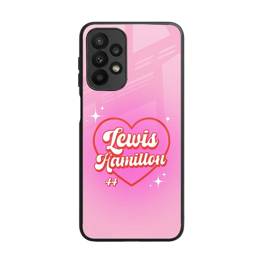 Lewis Hamilton back phone cover | glass case for samsung galaxy a23