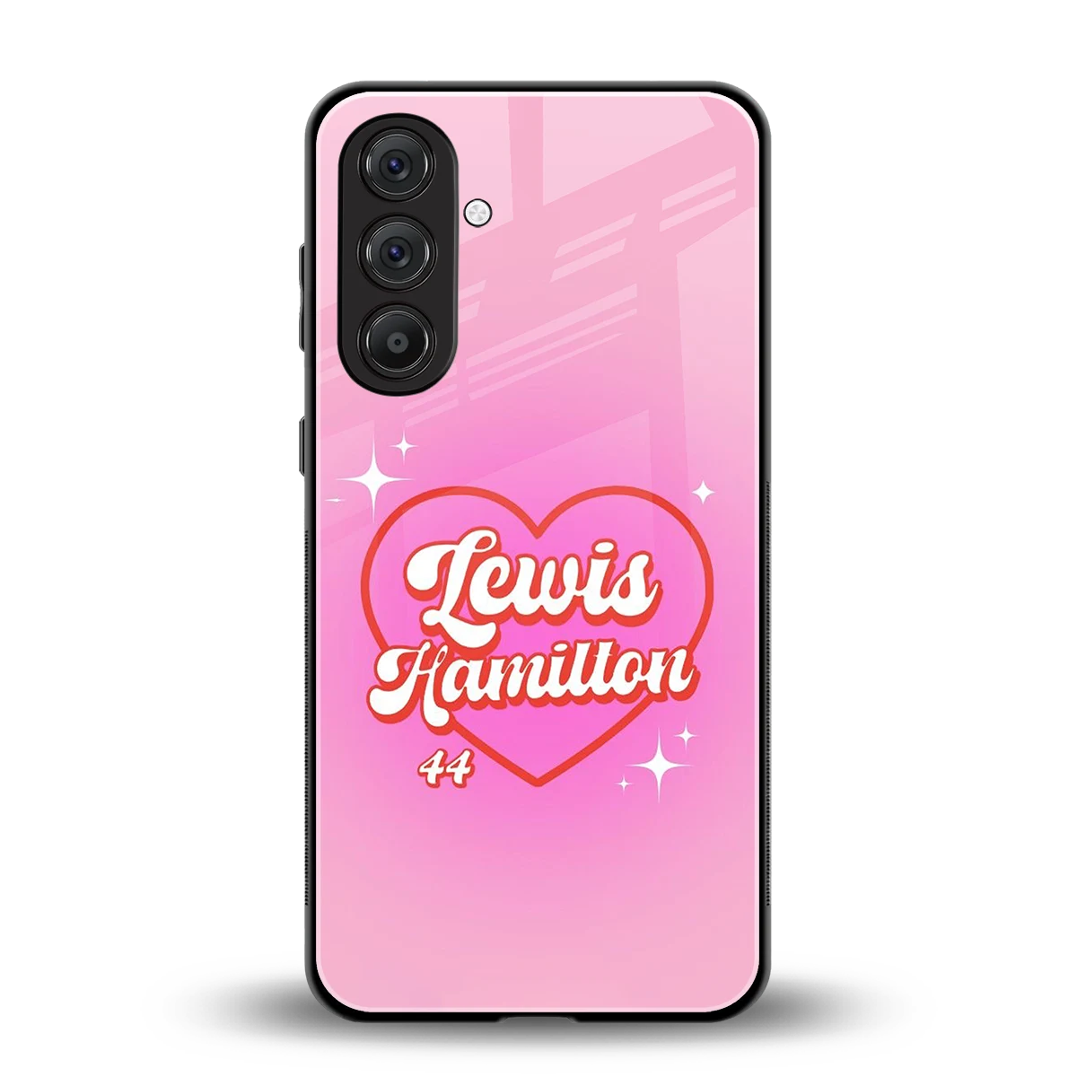 Lewis Hamilton back phone cover | glass case for samsung galaxy m35 5g