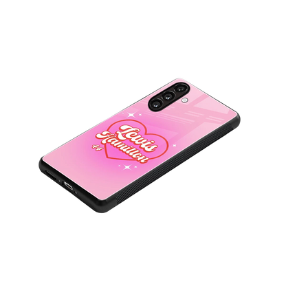 Lewis Hamilton stylish phone case for samsung galaxy m36 5g | glossy glass and slim fit