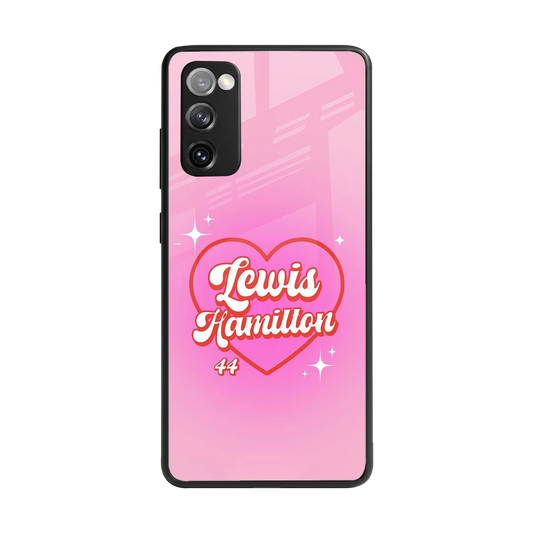 Lewis Hamilton back phone cover | glass case for samsung galaxy s20 fe