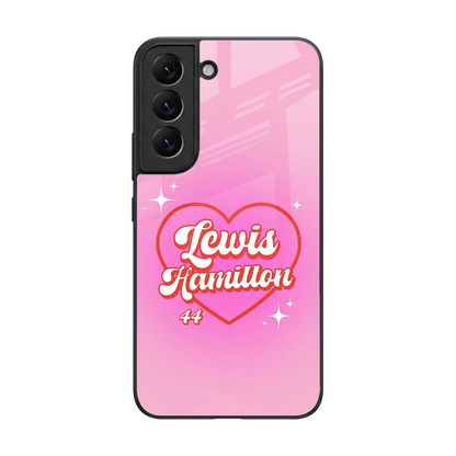 Lewis Hamilton back phone cover | glass case for samsung galaxy s22