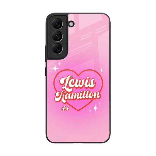 Lewis Hamilton back phone cover | glass case for samsung galaxy s22