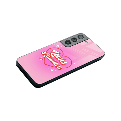 Lewis Hamilton stylish phone case for samsung galaxy s22 | glossy glass and slim fit