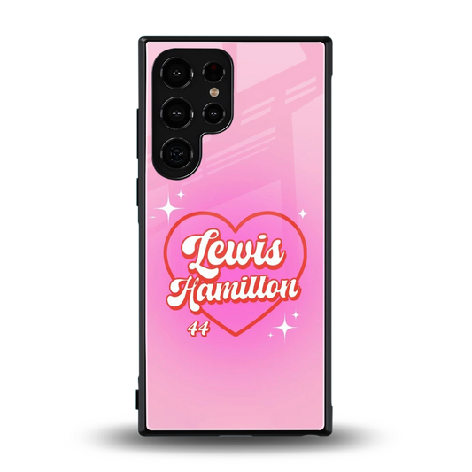Lewis Hamilton back phone cover | glass case for samsung galaxy s24 ultra