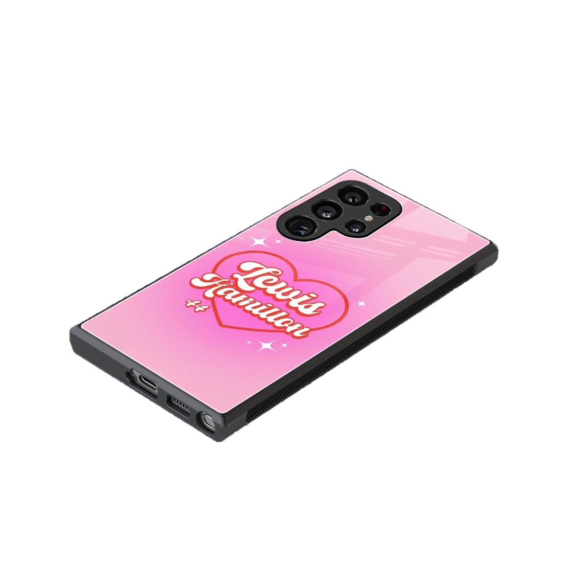 Lewis Hamilton stylish phone case for samsung galaxy s23 ultra | glossy glass and slim fit