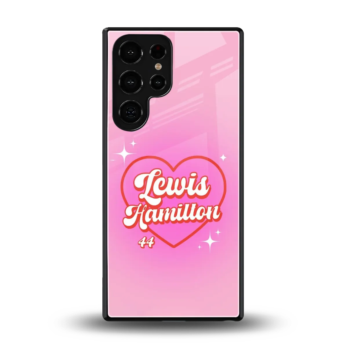 Lewis Hamilton back phone cover | glass case for samsung galaxy s25 ultra
