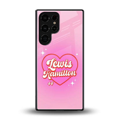 Lewis Hamilton back phone cover | glass case for samsung galaxy s26 ultra