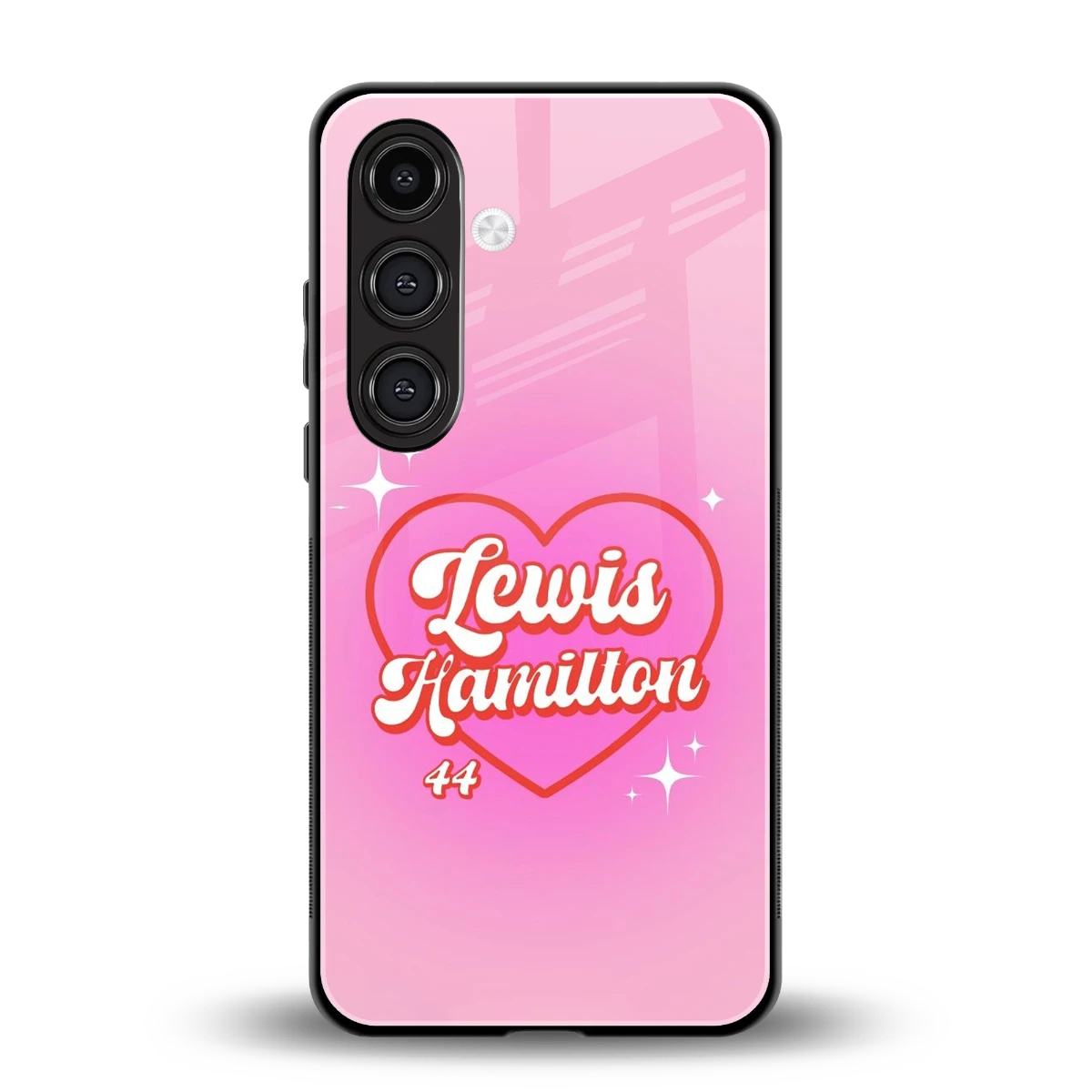 Lewis Hamilton back phone cover | glass case for samsung galaxy s25 fe