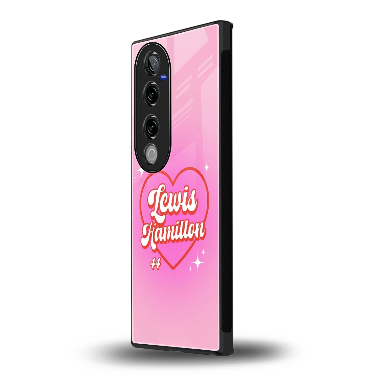 Lewis Hamilton vivo v40 pro mobile cover | shockproof glass phone case