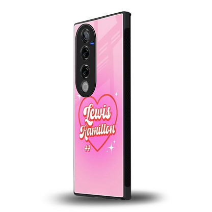 Lewis Hamilton vivo v40 pro mobile cover | shockproof glass phone case