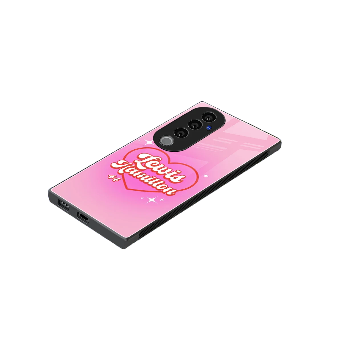 Lewis Hamilton stylish phone case for vivo v40 pro | glossy glass and slim fit
