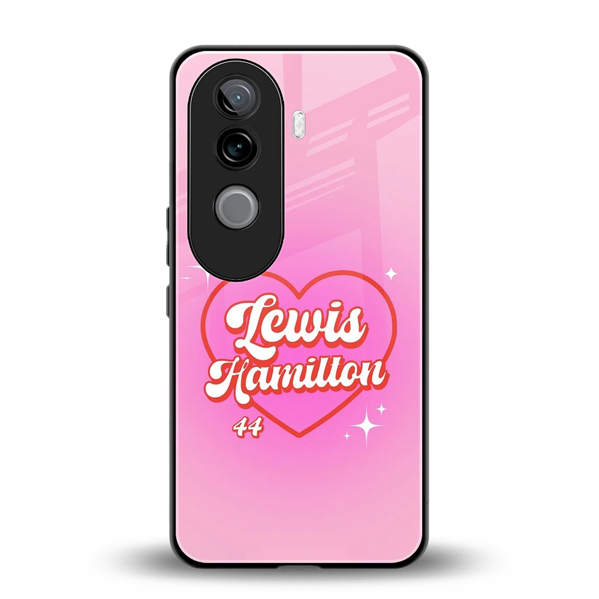 Lewis Hamilton back phone cover | glass case for vivo v40e