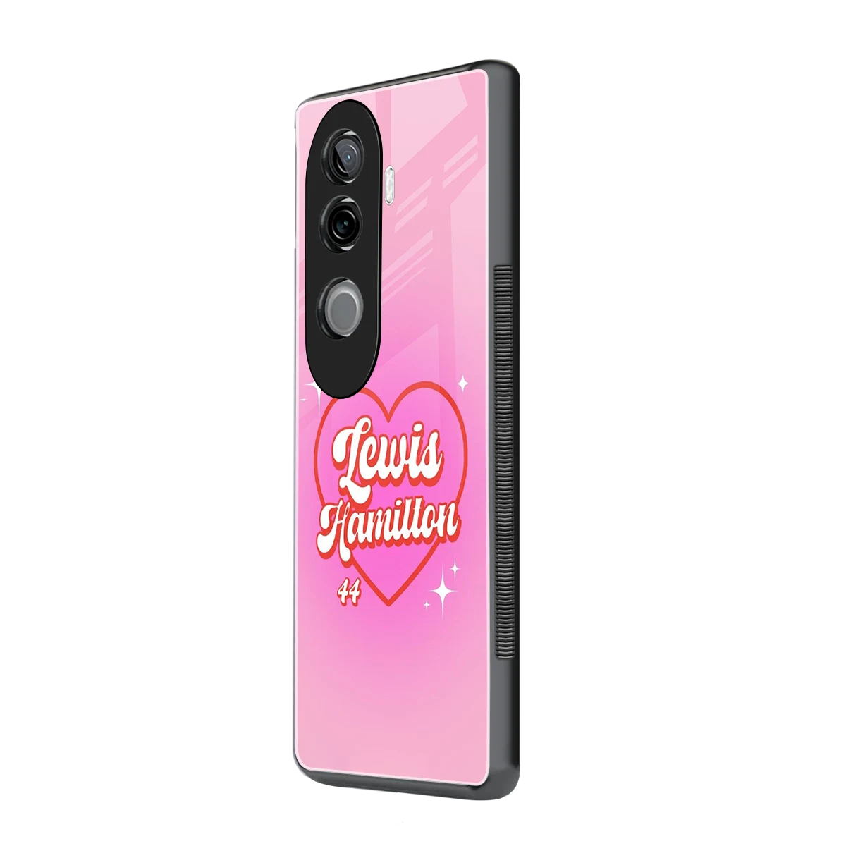 Lewis Hamilton vivo v40e mobile cover | shockproof glass phone case