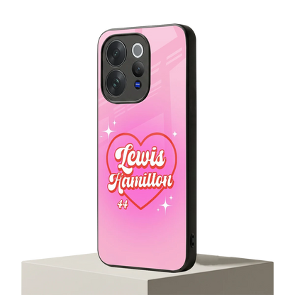 Lewis Hamilton vivo v70 elite mobile cover | shockproof glass phone case